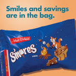 Malt-O-Meal_S'mores_Breakfast_Cereal,_Chocolatey_Puffs_and_Marshmallow_Bits,_Large_Cereal_for_Family,_30_OZ_Resealable_Bag