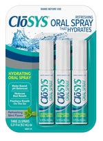 CloSYS_Oral_Breath_Spray,_0.31_Ounce_(3_Count),_Mint,_Sugar_Free,_pH_Balanced,_Fights_Bad_Breath