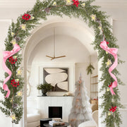 6FT_Christmas_Garland_with_Lights_Battery_Operated_Lighted_Christmas_Garland_with_Pine_Cones_Red_Beries,Twinkle_Snowflake&_Tree_Mixed_LED_Lights_Mantle_Xmas_Christmas_Decoration_Indoor_Outdoor