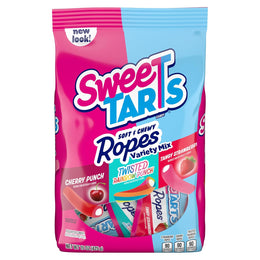 SweeTARTS_Ropes_Candy,_Variety_Mix,_Cherry_Punch,_Twisted_Rainbow_Punch,_Tangy_Strawberry,_Soft_and_Chewy,_15_oz
