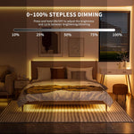 PAUTIX_COB_LED_Strip_with_Motion_Sensor,5V_USB_LED_Tape_Light_2700K/4000K,CRI90+_Super_Bright,Dimmable_Motion_Activated_LED_Strip_Light_for_Bedroom,Cabinets,Kitchen,Stair,Closet_Lighting_Projects