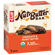 CLIF_Nut_Butter_Bar_-_Chocolate_Peanut_Butter_-_Filled_Energy_Bars_-_Non-GMO_-_USDA_Organic_-_Plant-Based_-_Low_Glycemic_-_1.76_oz._(5_Pack)