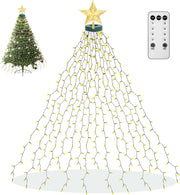 aneeway_Christmas_Tree_Lights_with_Star_Toppers,_410_LED_Christmas_Lights_with_8_Modes_&_Memory_Function,_6.6FT_x_16_String_Lights_with_Remote_Control_&_Timing_for_Xmas_Ornaments_-_Warm_White