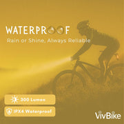 VivBike_Rechargeable_Bicycle_Lights_Set_for_Daily_Use,_LED_Front_Light_and_Rear_Light,_USB_Mini_Rechargeable,_IPX4_Waterproof,_Easy_Mount_|_A_HerTime2_Brand