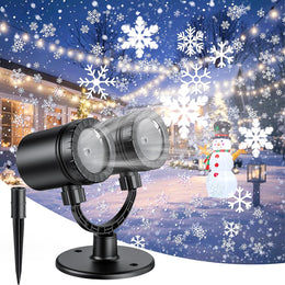 2025_MuliVid_Christmas_Projector_Lights_Outdoor,_Double_Head_Snowfall_LED_Lights_Waterproof,_Outdoor_Christmas_Snowflake_Projector_Light_for_Xmas_Holiday_Party,_Patio,_Garden_Decoration