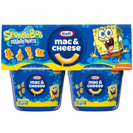 Kraft_Mac_&_Cheese_Cups_Macaroni_and_Cheese_Microwavable_Dinner_SpongeBob_SquarePants,_4_ct_Pack,_1.9_oz_Cups
