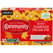 Community_Coffee_Spiced_Pumpkin_Pecan_Pie_Flavored_Coffee_Pods,_10_count,_Medium_Roast_Compatible_with_Keurig_2.0_K-Cup_Brewers_(10_pods)
