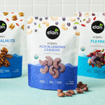 Elan_Organic_Acai_Blueberry_Cashews,_5.3_oz,_Non-GMO,_Vegan,_Gluten-Free,_Kosher,_Glazed_Nuts_(Roasted_Cashews,_Acai_Berry_Powder,_Blueberry_Juice_Powder),_Superfood_Infused_Nuts