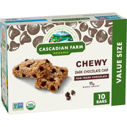 Cascadian_Farm_Organic_Chewy_Granola_Bars,_Dark_Chocolate_Chip,_Value_Size,_10_Bars,_12.3_oz