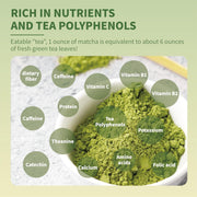 TIAN_HU_SHAN_Matcha_Green_Tea_Powder_3.5oz/100g,_Pure_Matcha_Powder_Culinary_Grade_Unsweetened_for_Lattes,_Cooking,_Baking,_Vegan_100%_Natural_（Package_May_Vary)