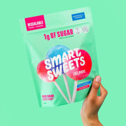 SmartSweets_Lollipops,_3oz,_Blue_Raspberry_&_Watermelon_Flavors,_Hard_Candy_with_Low_Sugar_(1g),_Low_Calorie_(40),_No_Artificial_Sweeteners,_Plant-Based,_Gluten-Free