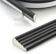 196_Inch_Self-Adhesive_Wedge_Weather_Stripping_Door_Seal_&_Window_Insulation_-_Soundproof_Gap_Filler,_Draft_Stopper_Foam_Tape_for_Door_Frame,_Black