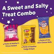 Keebler_Sweet_&_Salty_Mix,_Keebler_Fudge_Stripes,_Mother's_Circus_Animals,_Utz_Mini_Cheese_Balls,_1_Oz._(Pack_of_12)