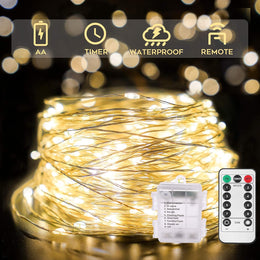 suddus_Fairy_Lights_Battery_Operated_with_Remote,_LED_Dimmable_Twinkle_Lights_with_Timer,_Waterproof_Copper_Wire_String_Lights_for_Bedroom,_Christmas,_Tree,_Indoor_Outdoor_Decor