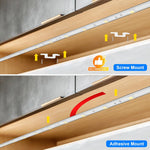 maylit_Under_Cabinet_LED_Strip_Lighting_Hardwired_24in/48in/72in,_Ultra_Bright_Small_LED_Light_Bar,_6000K_Cool_White,_110V-120V_Wired_Lights_for_Kitchen_Cabinet,_Counter,_Workbench,_Desk,_Closet,_Shelf,_Indoor