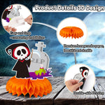 JULMELON_8PCS_Halloween_Party_Decorations_Honeycomb_Centerpiece,_Cute_Pumpkin_Ghost_Witch_Halloween_Centerpiece_Table_Decorations_Table_Toppers_for_Classroom_Halloween_Party_Favors_Supplies