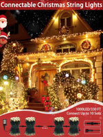 LED_Christmas_Lights,_13_Modes_Extendable_Christmas_Tree_Lights_with_Timer_&_Memory,_Waterproof_Twinkle_Fairy_Lights_Green_Wire_Outdoor_String_Lights_Indoor_for_Xmas_Tree