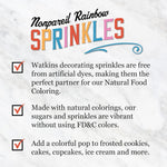 Watkins_Gourmet_Decorating_Sprinkles,_Rainbow_Nonpareils,_4.2_Oz._Jar,_1_Count
