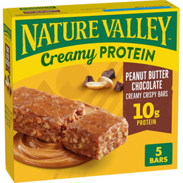 Nature_Valley_Creamy_Protein_Bars,_Peanut_Butter_Chocolate,_10g_Protein_Snacks,_5_Bars,_7.45_oz