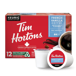 Tim_Hortons_French_Vanilla_Coffee,_Single-Serve_K-Cup_Pods_Compatible_with_Keurig_Brewers,_12ct_K-Cups