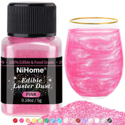 NiHome_Edible_Food-Grade_Glimmer_Powder_Glitter_Luster_Dust_Metallic_Food_Decorating_Sprinkle_Glimmery_Dust_for_Drink_Wine_Beverage_Cake_Candy_Dessert_Bakery_Restaurant_Vegan_(0.18oz/5g,_Pink)