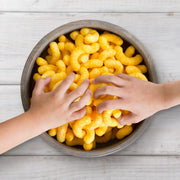 Annie's_Organic_Cheddar_Cheesy_Smiles,_Baked_Corn_Puffs,_Gluten_Free,_4_oz