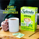 SPLENDA_Stevia_Zero_Calorie_Sweetener,_Sugar_Substitute_Packets,_200_Count_(Pack_of_1)