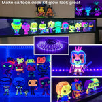 6.6FT/2M_LED_Black_Light_Strip_-_120_Units_LED_UV_Wick_395-400nm,_USB_DC_5V_Flexible_Blacklight_Fixtures,_10W_Blacklight_Strip_for_Indoor_Decor,_Glow_Poster,_Bedroom,_Playroom,_Halloween,_Dark_Party