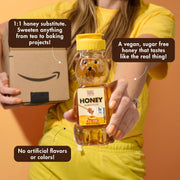 ChocZero_Sugar_Free_Honey,_1:1_Natural_Honey_Equivalent,_Same_Sweetness_and_Consistency_as_Raw,_Keto_Friendly,_Vegan_(1_Jar,_10.5oz)