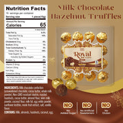 ChocZero_Milk_Chocolate_Hazelnut_Truffles,_Zero_Added_Sugar,_Gluten_Free,_Keto_Holiday_Gift,_High_Fiber,_16_Individually_Wrapped_Pieces,_8.5_Ounce_(Pack_of_1)