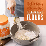 BetterBody_Foods_Organic_Coconut_Flour_2.25_Pound_Jar,_Gluten-Free_White_Flour_Alternative_with_a_Slight_Coconut_Taste_and_Aroma,_23%_Dietary_Fiber_per_Serving