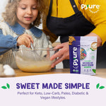 Pyure_Organic_Stevia_Blend_|_Granulated_Sugar_Substitute_with_Zero_Calories_&_Carbs_|_Keto,_Diabetic_&_Vegan_Friendly_|_Sugary_Taste_Alternative_|_USDA_Organic,_Non-GMO_|_Good_For_Baking_|_12oz