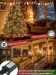 LED_Christmas_Lights,_13_Modes_Extendable_Christmas_Tree_Lights_with_Timer_&_Memory,_Waterproof_Twinkle_Fairy_Lights_Green_Wire_Outdoor_String_Lights_Indoor_for_Xmas_Tree