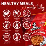MaeMai_Medium_Spice_(SPICY)_-_Crispy_Onions_&_Garlic_Flakes_-_Crunchy_All-Purpose_Seasoning,_Keto,_Salad_Toppings,_Fried_Onions_-_Ramen,_Rice_Seasoning,_Vegan,_Gluten-free_|_3.17oz_(90g)