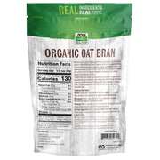 NOW_Foods,_Organic_Oat_Bran,_Source_of_Fiber_and_Protein,_USA_Grown,_Non-GMO_Project_Verified,_14-Ounce_(Packaging_May_Vary)