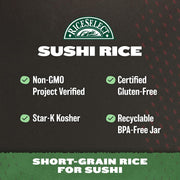 RiceSelect_Sushi_Rice_for_Sushi_and_Japanese_Food,_Premium_Gluten-Free_Short-Grain_Rice,_Non-GMO,_32-Ounce_Jar