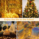 4_Pack_Battery_Christmas_Light_String_16.5Ft_50_LED_Clear_Wire_Sting_Lights_Christmas_Tree_Wrapped_Lights_Timer_8_Modes_Auto_On/Off_Christmas_Fairy_Lights_for_Indoor_Outdoor_Patio_Wreath_Garden_Deck