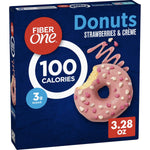 Fiber_One_100_Calorie_Donuts,_Strawberries_and_Creme,_3g_Sugar,_4_Ct,_3.28_oz