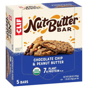 CLIF_Nut_Butter_Bar_-_Chocolate_Chip_&_Peanut_Butter_-_Filled_Energy_Bars_-_Non-GMO_-_USDA_Organic_-_Plant-Based_-_Low_Glycemic_-_1.76_oz._(5_Pack)