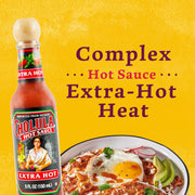 Cholula_Hot_Sauce,_Extra_Hot,_Product_of_Mexico,_Blend_of_Arbol_&_Piquin_Peppers_for_Bringing_Extra_Hot_Heat_to_Tacos,_Eggs,_Pizza_and_More,_5_fl_oz