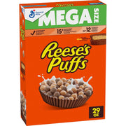 REESE'S_PUFFS_Chocolatey_Peanut_Butter_Cereal,_Kids_Breakfast_Cereal,_Mega_Size,_29_oz