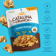 Catalina_Crunch_Protein_Granola_-_Low_Sugar_Breakfast_Cereal_with_13g_of_Protein_-_Gluten_Free,_Keto_Friendly_-_Vanilla_Almond_-_8_oz._Bag_(Pack_of_1)