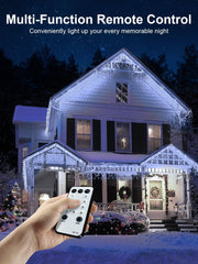 32.8FT_Icicle_Lights,_Christmas_Outdoor_with_400LED_75_Drops,_IP65_Waterproof_Eaves_Lights,_8_Modes,_for_Christmas_Eaves_Garden_Room_Decoration_Cool_White