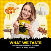 Gustaf's_Beehive_Dutch_Licorice_Drops_-_5.2oz_Bag_-_Sweet_Honey_Black_Licorice_Candy_-_Dutch_Candy_from_Netherlands_-_Sweet_Black_Liquorice_Treats_-_Beehive_Liqourice_with_Honey