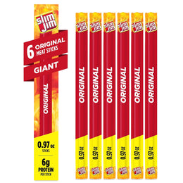 Slim_Jim_Giant_Sized_Original_Smoked_Snack_Sticks,_Keto_Friendly_Snack,_Meat_Snacks,_0.97_oz._Sticks,_6_Count