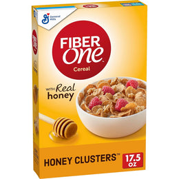 Fiber_One_Honey_Clusters_Breakfast_Cereal,_Fiber_Cereal_Made_with_Whole_Grain,_17.5_oz