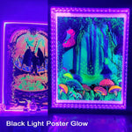 6.6FT/2M_LED_Black_Light_Strip_-_120_Units_LED_UV_Wick_395-400nm,_USB_DC_5V_Flexible_Blacklight_Fixtures,_10W_Blacklight_Strip_for_Indoor_Decor,_Glow_Poster,_Bedroom,_Playroom,_Halloween,_Dark_Party