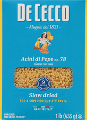 De_Cecco_Acini_Di_Pepe_No._78_Pasta,_16_Oz,_Authentic,_Slow_Dried,_Made_with_Semolina_and_Durum_Wheat,_Versatile_Pasta_for_Sauces_&_Recipes,_Made_in_Italy