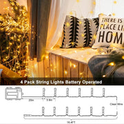 4_Pack_Battery_Christmas_Light_String_16.5Ft_50_LED_Clear_Wire_Sting_Lights_Christmas_Tree_Wrapped_Lights_Timer_8_Modes_Auto_On/Off_Christmas_Fairy_Lights_for_Indoor_Outdoor_Patio_Wreath_Garden_Deck