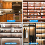 JUSJUBR_LED_Lights_for_Shelves,_6_PCS_20_Inch_Dimmable_Flexible_COB_LED_Strip_Lights_for_Cabinet,_Display_Case,_Bookshelf,_Kitchen,_Wardrobe_and_Closet,_Under_Cabinet_Lighting_Cold_White_6000K